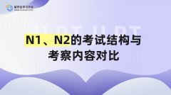 N1、N2的考试结构与考察内容对比