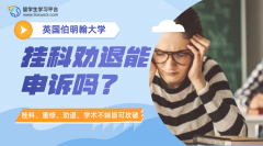 伯明翰大学挂科劝退能申诉吗?