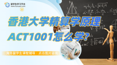 香港大学精算学原理ACT1001怎么学?