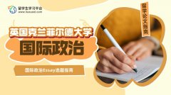 英国克兰菲尔德大学国际政治Essay选题指南