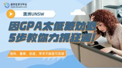 UNSW因GPA太低被劝退：5步教你力挽狂澜!