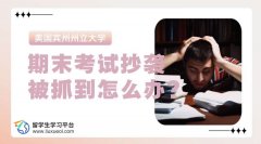 美国宾州州立大学期末考试抄袭被抓到怎么办?